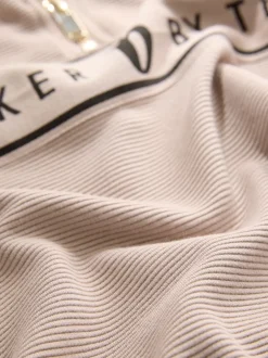 B by Ted Baker Rose côtelé à col zippé Clearance