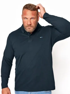 BadRhino Big & Tall 100% Coton Polo Manches longues Core Online