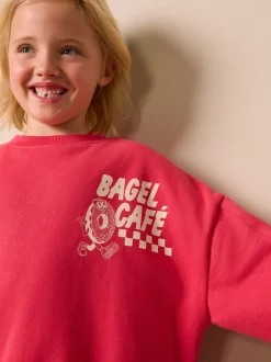 Next Bagel rouge/anthracite - Ensemble Sweat-shirt et Leggings (3-16ans) Outlet