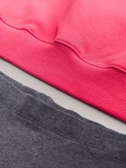 Next Bagel rouge/anthracite - Ensemble Sweat-shirt et Leggings (3-16ans) Outlet