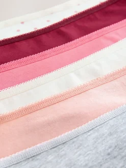 Next Baie/Rose - Culotte en coton riche 7 Pack Court Best