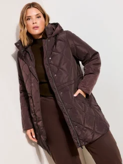 Friends Like These Baies - Manteau matelassé mi-long