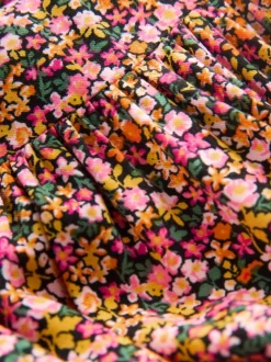 Next Baies roses ditsy - Robe à volants à manches longues (3-16ans) Outlet