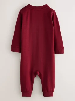 Baker by Ted Baker Barboteuse rouge/gris bordeaux et chapeau réversible Online