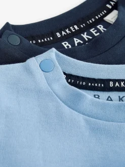 Baker by Ted Baker Bleu 100% Romper et Chapeaux réversibles en coton Best