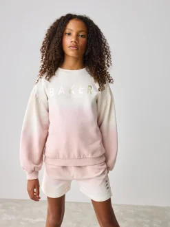Baker by Ted Baker ensemble 2 pièces Sweat-shirt et short rose/lilas Outlet