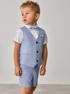 Baker by Ted Baker ensemble gilet et shorts bleu moyen Online