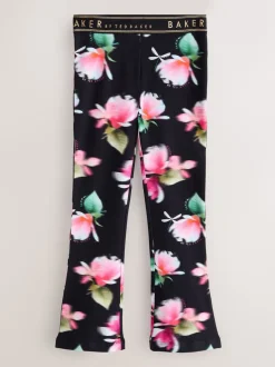 Baker by Ted Baker lot de 3 leggings évasés noir/rose Clearance