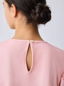 Baker by Ted Baker Rose 2 Pieces avec haut en maille à Sequins et jupe à volants Clearance