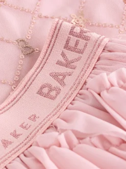 Baker by Ted Baker Rose 2 Pieces avec haut en maille à Sequins et jupe à volants Clearance