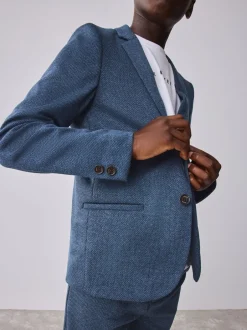 Baker by Ted Baker veste de costume en jersey bleu Discount