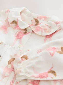 Next Ballerine écru/rose - Pyjama Bouton à travers tissé (9mths-10yrs) Discount