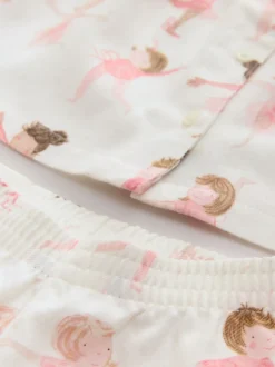 Next Ballerine écru/rose - Pyjama Bouton à travers tissé (9mths-10yrs) Discount