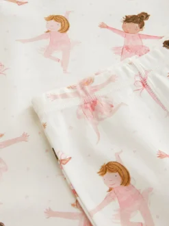 Next - Lot de 3 pyjamas Snuggle à manches longues (9mois-12ans) Ballerine rose/crème Best