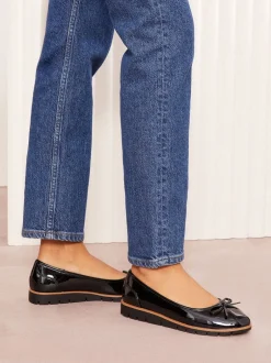 Friends Like These Ballerines plates Comfort en similicuir verni Sale