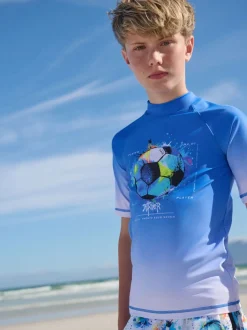 Next - Rash Gilet (1.5-16ans) Ballon de football bleu cobalt Outlet