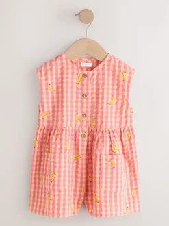 Next Banane rose/jaune - Combinaison trapèze (3mois-7ans) Discount