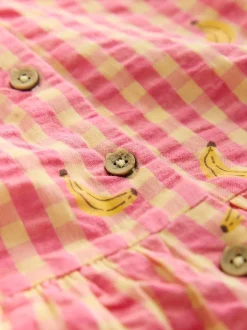 Next Banane rose/jaune - Combinaison trapèze (3mois-7ans) Discount