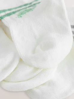 Next Bande blanche - Lot de 5 chaussettes pour bébé (0mois-2ans) Clearance