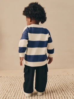 Next Bande blanche/bleue - Sweat-shirt Bluey en coton à col rond (12mois -8ans) Hot