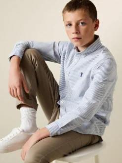 Next - Chemise Oxford (3-16ans) Bande bleue Hot