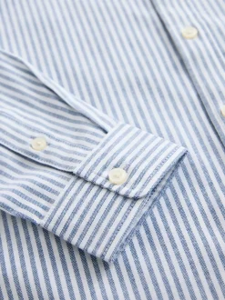 Next - Chemise Oxford (3-16ans) Bande bleue Hot