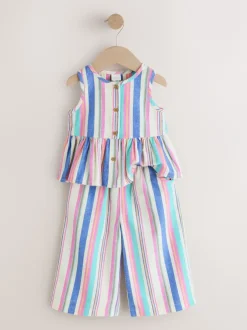 Next Bande bleue - Ensemble Chemisiers et Pantalons (3mths-8yrs) Outlet