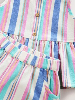 Next Bande bleue - Ensemble Chemisiers et Pantalons (3mths-8yrs) Outlet