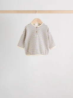 Next Bande bleue - Lot de 4 t-shirts à manches longues bébé (0mois2ans) Outlet