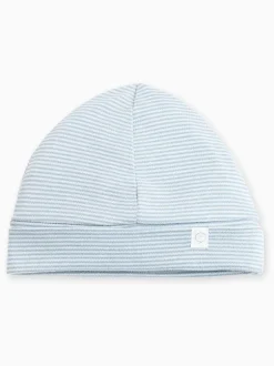 Mori Bande bleue - Chapeau bébé super doux Clearance