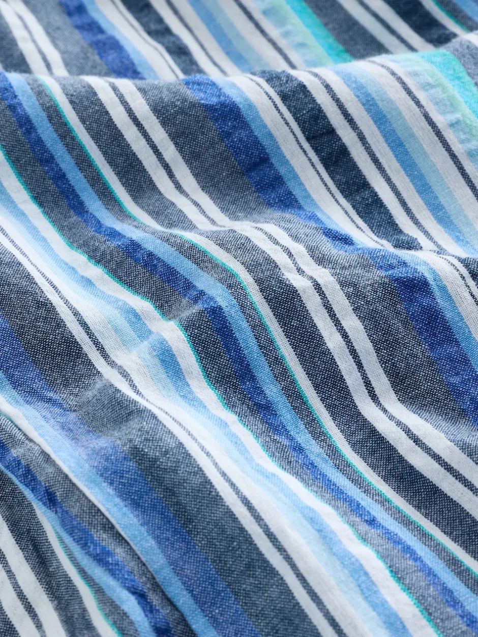 Next Bande bleue - Pantalon large à enfiler Online