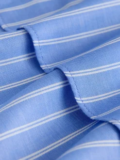 Next Bande bleue/blanche - Chemises à manches longues décontractées douces Discount