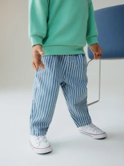 Next Bande bleue/blanche - Jean Barrel (3mois à7ans) Discount