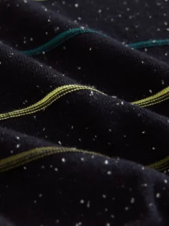 Next - Pull col rond riche en coton au toucher doux Bande d'arc-en-ciel Hot