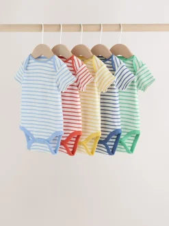 Next Bande lumineuse - Bodys pour bébés Manches courtes 5 Pack Online