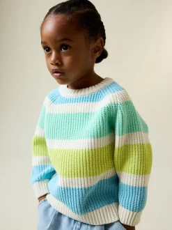 Next Bande lumineuse - Pull Col rond en maille chenille (3mois-7ans) Discount