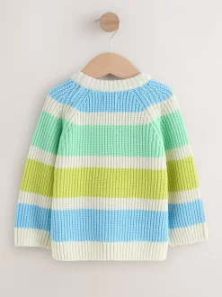 Next Bande lumineuse - Pull Col rond en maille chenille (3mois-7ans) Discount
