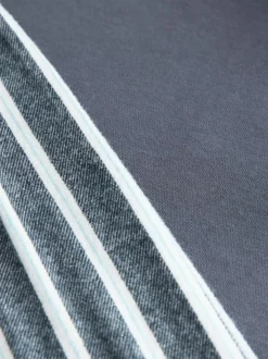 Next Bande marine - Ensemble sweat-shirt à demi-zip et pyjama en flanelle