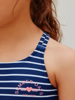 Next - Maillot de bain à double bretelle (3-16yrs) Bande marine Online