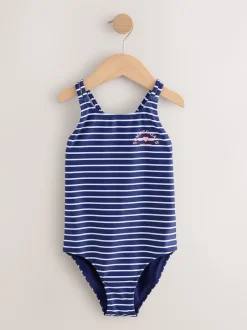 Next - Maillot de bain à double bretelle (3-16yrs) Bande marine Online