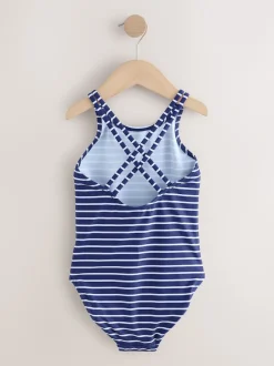 Next - Maillot de bain à double bretelle (3-16yrs) Bande marine Online