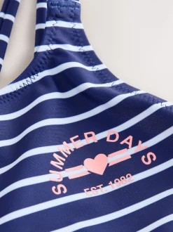 Next - Maillot de bain à double bretelle (3-16yrs) Bande marine Online