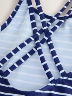 Next - Maillot de bain à double bretelle (3-16yrs) Bande marine Online