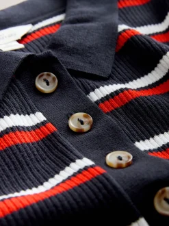 Next Bande marine - Robe en maille à col Grossesse Online