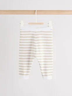 Next Bande neutre - Ensemble Bébé (0mths-2yrs) - Top et jambières en tricot New