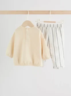 Next Bande neutre - Ensemble sweat et pantalon bébé (0mois à2ans) Hot
