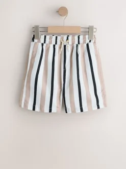 Next Bande neutre - Shorts de bain imprimés (3-16yrs) New