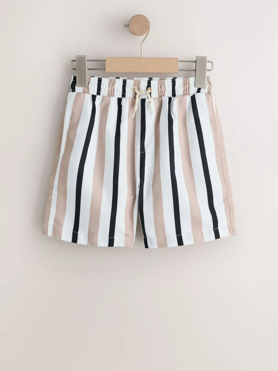 Next Bande neutre - Shorts de bain imprimés (3-16yrs) New