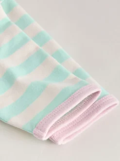 Next - Ensemble haut à manches longues et leggings 6 pièces (0mois-3ans) Bande rose Sale