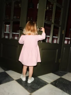 Next Bande rose - Robe en coton à manches longues (3mois8ans) Clearance